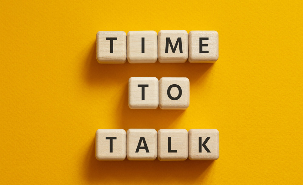 Mitarbeiter Gespräche führen